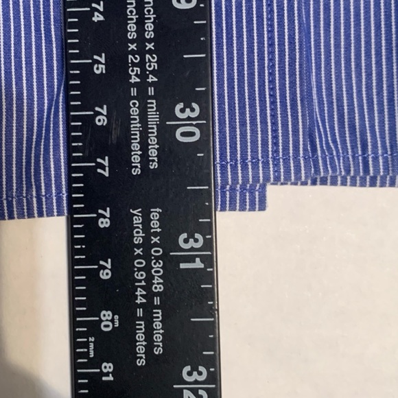 Tommy Hilfiger Lifetime Collar 100’s Two Ply Button Up Shirt - Picture 7 of 10